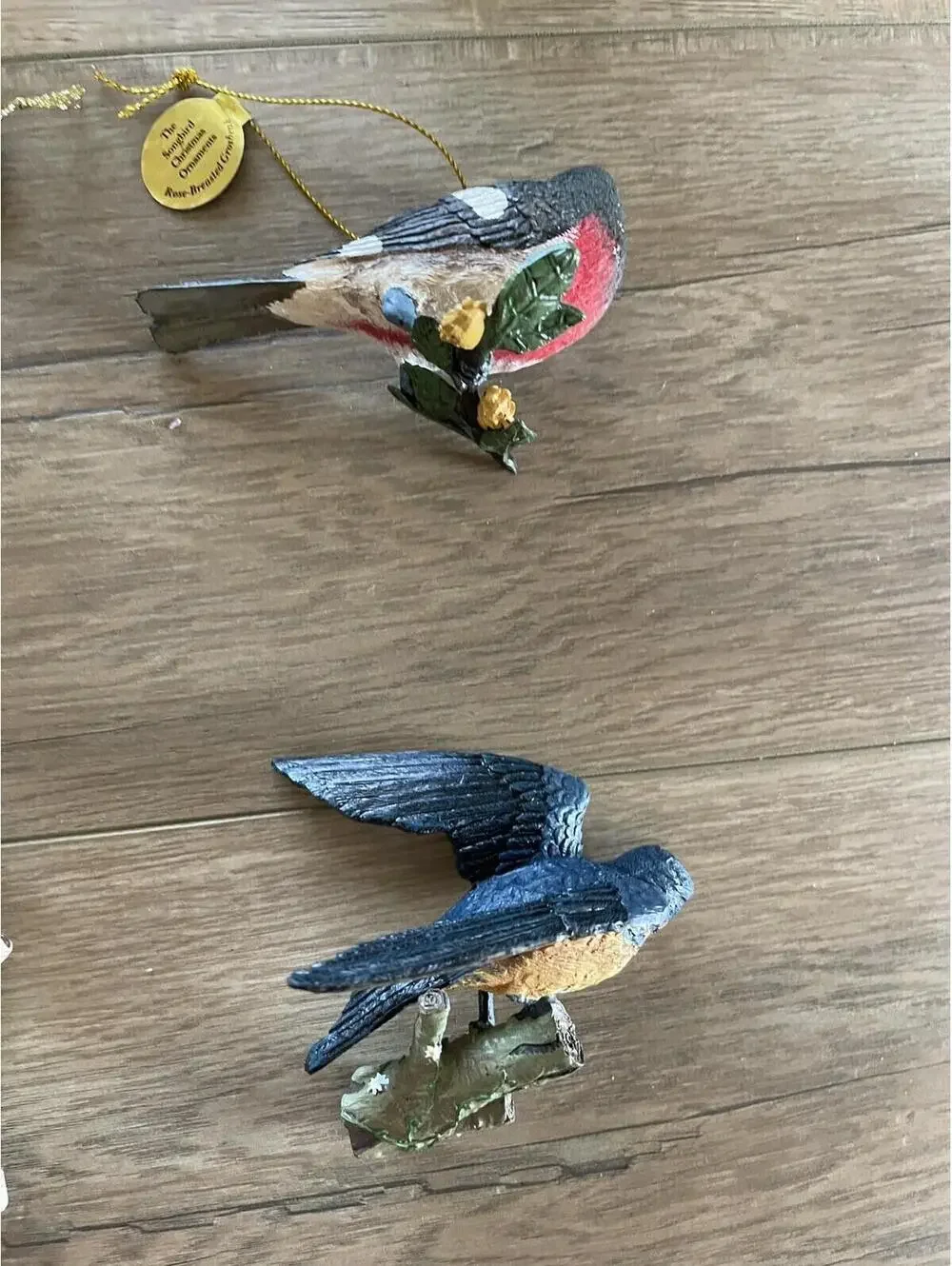 Danbury Mint The Song Bird Christmas Ornaments Box Of 12